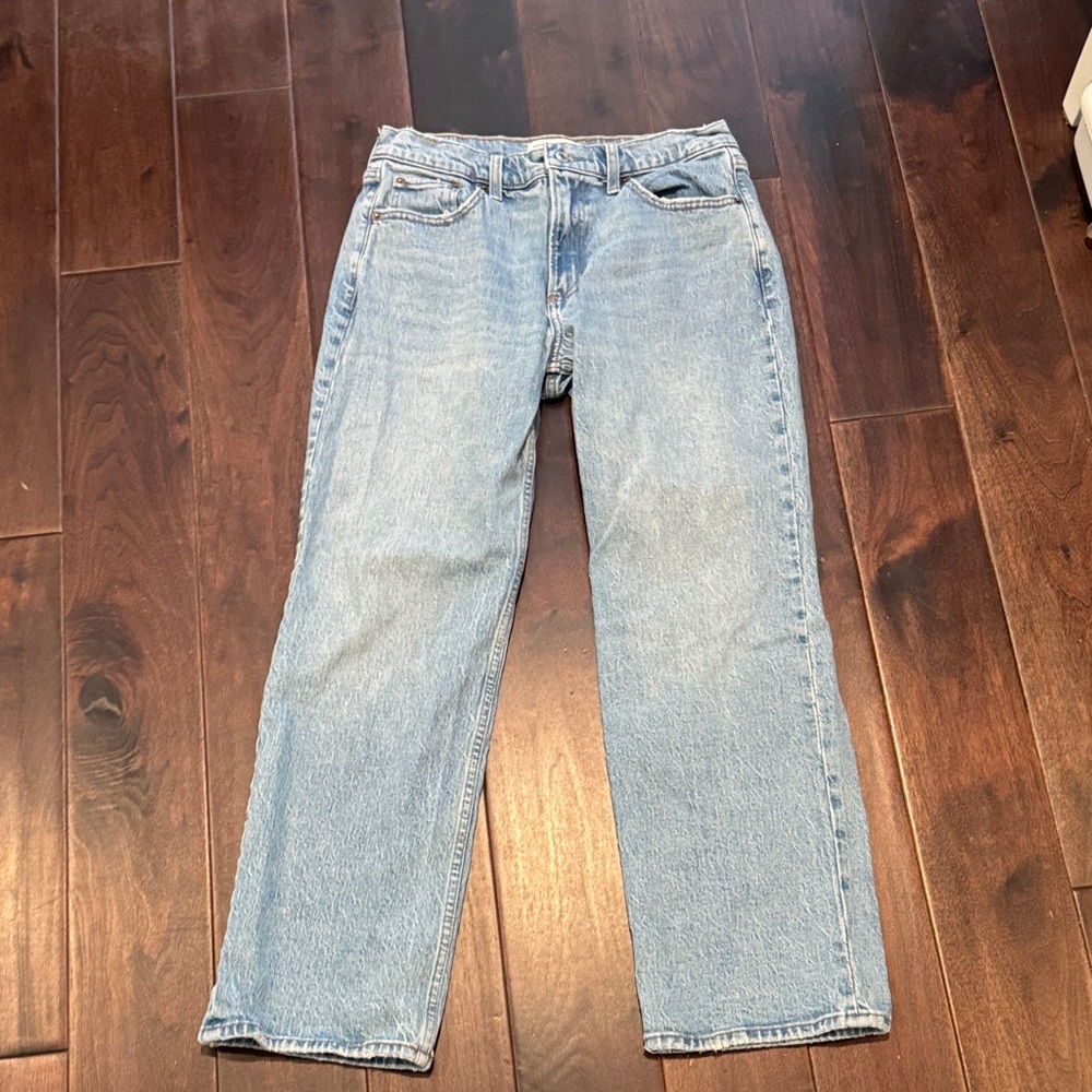 Abercrombie & Fitch Light Blue Straight Men's Jeans